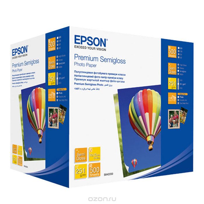 Epson Premium Semiglossy Photo 251/10x15/500,  C13S042200