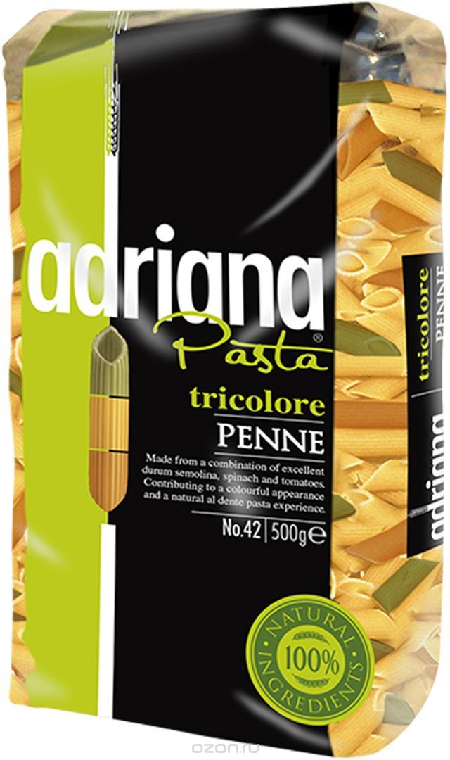 Adriana Pasta tricolore penne , 500 