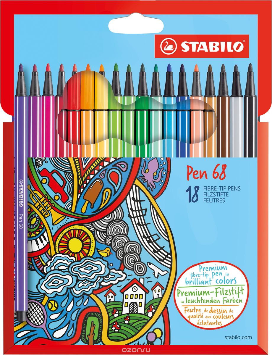 STABILO   Pen 68 18 