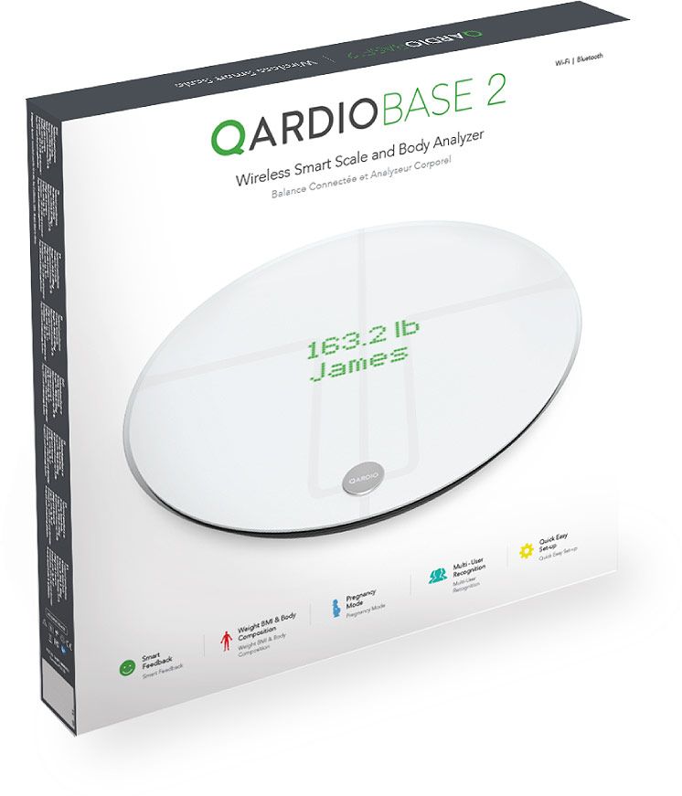   Qardio Base 2 Wireless Smart Scale, : 